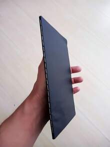 Cuaderno de cartulina negra A5, diario en blanco minimalista para escribir, tomar notas escolares y uso de oficina - Negro - Ver 3