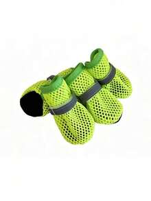 PETSIN Pet Dog Shoes Summer Breathable Mesh Sandals Non-Slip Wear-Resistant Non-Falling Mesh Hollow-Out Breathable Shoes Pet Supplies - Multicolor - View 28