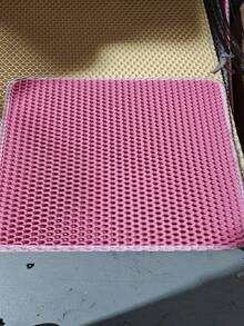 Double Layer EVA Cat Litter Mat, Odor Resistant Non-Slip Easy Clean Kitty Litter Trapping Pad, Durable Comfortable Indoor Cat Waste Control Mat, Modern Pet Accessory - Multicolor - View 6