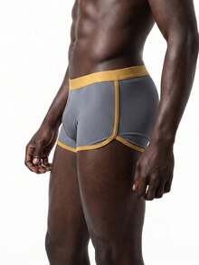 Rest Era 3 buah/Paket Celana Dalam Boxer Pria Bertekstur Warna Kontras - MultiWarna - View 5