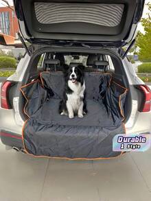 1pc Scratch-Resistant Wear-Resistant SUV Car Trunk Pet Mat, Durable Anti-Scratch Pet Cargo Liner For Pet Car Travel - Multicolor - View 1
