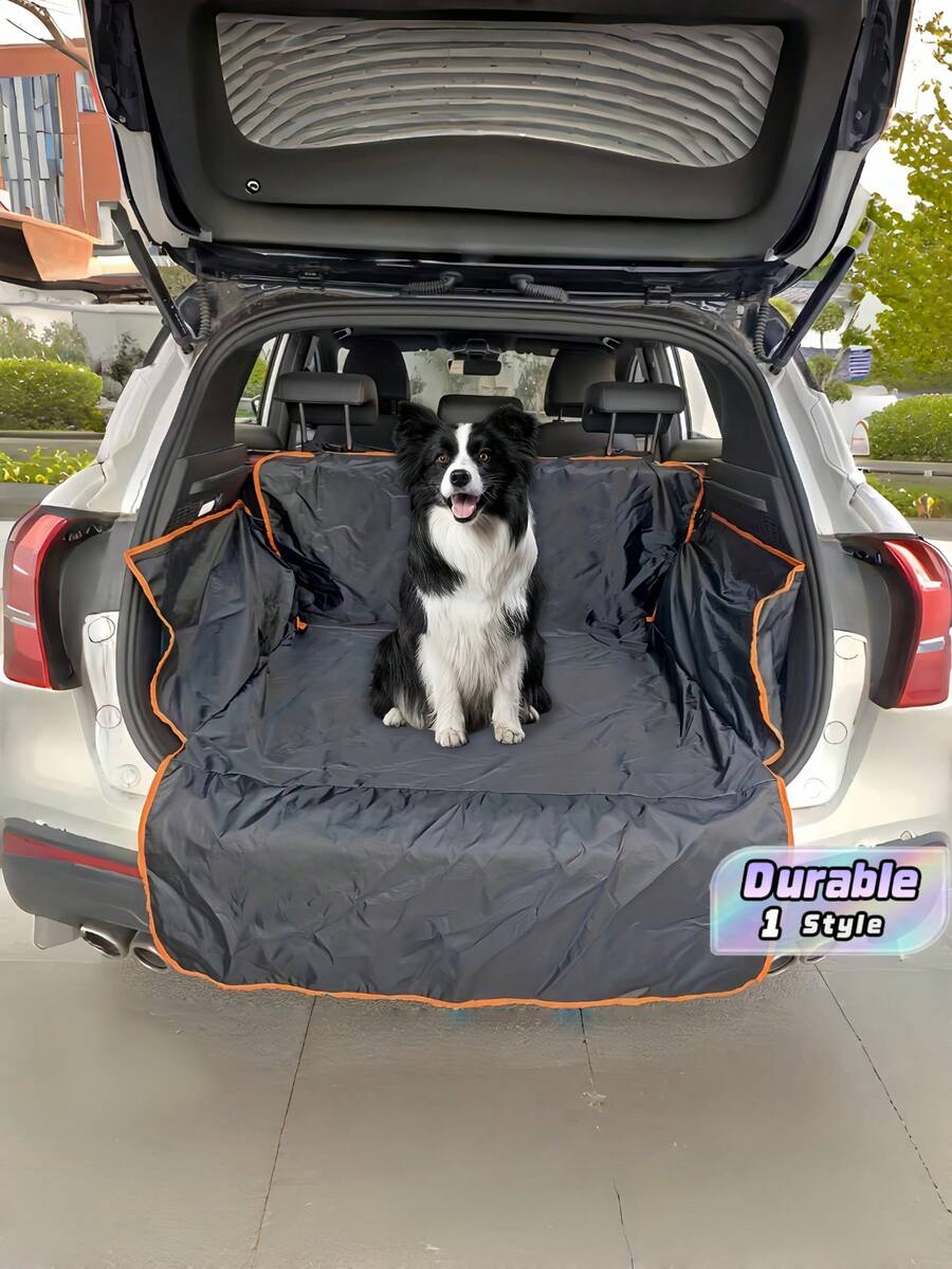 1pc Scratch-Resistant Wear-Resistant SUV Car Trunk Pet Mat, Durable Anti-Scratch Pet Cargo Liner For Pet Car Travel - Multicolor - View 1