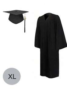 2pcs/1pc Tassel Graduation Cap Gown Set, Suitable For Students Graduation Season, Graduation Party, For Men And Women - multicolor - View 7