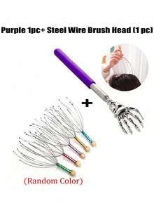 Stainless Steel Ghost Hand Itching And Scratching Telescopic Back Gripper, Back Massage And Scratching Rake - Multicolor - View 17