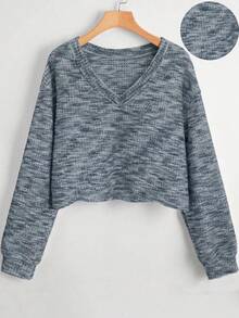 SHEIN Unity Women's Casual Long Sleeve T-Shirt For Spring And Autumn - Multicolor - View 4