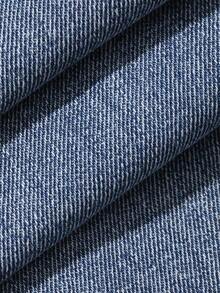 DAZY Women's Casual Street Washed Star Curved Leg Jeans Summer Everyday Going Out Light Blue - Blue - View 9