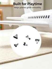 47CM FedEx A380 貨機飛機模型，附起落架輪胎，逼真靜態展示航空模型收藏品桌面擺飾 - 多色 - 查看 6