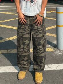 DAZY Spring Camouflage Multi-Color Men's Jeans - Multicolor - View 5
