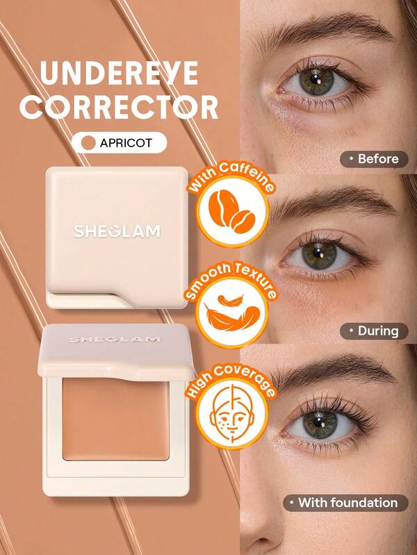 SHEGLAM Wake Up Call Undereye Color Corrector-Apricot