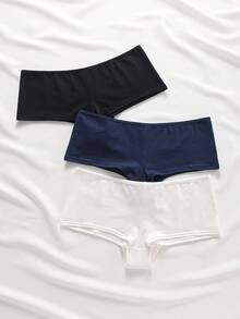 Ocili 女款素色休閒日常三角內褲 3件/包 - 彩色 - 查看 4