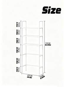 3-Tier Bathroom Shelf, No-Drill Freestanding Storage Rack Above The Toilet, Space-Saving, Suitable For Bathroom And Laundry Room, White - Multicolor - View 3