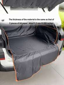 1pc Scratch-Resistant Wear-Resistant SUV Car Trunk Pet Mat, Durable Anti-Scratch Pet Cargo Liner For Pet Car Travel - Multicolor - View 5