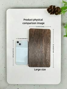 1/3 Packs Brown Wooden Stackable Riser Display Stands, 3 Sizes Farmhouse Kitchen Countertop Storage Tray, No Power Needed, Home Kitchen Decor Organizer, Back To School Must-Have Supplies - multicolor - View 4