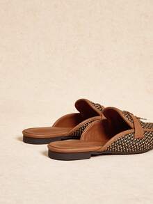 Rosivie Zapatos planos cómodos y minimalistas de punta redonda para mujer, para Año Nuevo, vacaciones, primavera, vacaciones de primavera, Pascua y Navidad - Óxido marrón - Ver 5