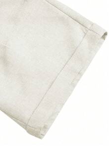 Manfinity Homme Men's Casual Fashion Versatile Button Pocket Daily Shorts - Beige - View 6