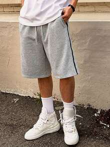 DAZY Men's Summer Casual Versatile Shorts - Grey - View 7
