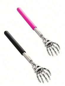 Stainless Steel Ghost Hand Itching And Scratching Telescopic Back Gripper, Back Massage And Scratching Rake - Multicolor - View 12