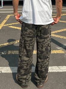 DAZY Spring Camouflage Multi-Color Men's Jeans - Multicolor - View 2