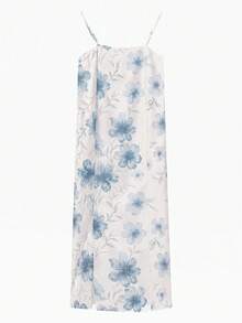 Irokai 日式女款傳統花卉印花和服浴衣 - 淺藍色 - 查看 4