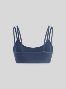SHEIN Cheerettes 女款純色日常健身舒適運動內衣 - 彩色 - 查看 6