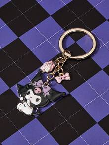 HELLO KITTY AND FRIENDS | SHEIN 1PC New Creative Cartoon Cute Casual, Keychain, IP Joint Design, Cute Personalized, Simple And Generous, Can Also Be Used As Accessories, Suitable For - Gold - View 4