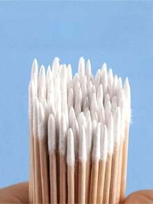 700/1000Pcs Wooden Mini Mascara Wands, Lint-Free Eyelash Extension Tools, Multipurpose Mini Makeup Brushes For Lash Remover, Eyebrow Brush & Eyeshadow Application - Multicolor - View 11