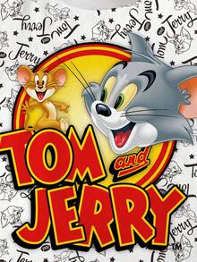 TOM & JERRY X SHEIN 小男孩卡通印花休閒日常短袖T恤 - 白色 - 查看 4