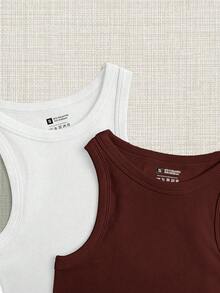 Velisys Velisys 夏季休閒百搭純色運動背心 - 彩色 - 查看 5