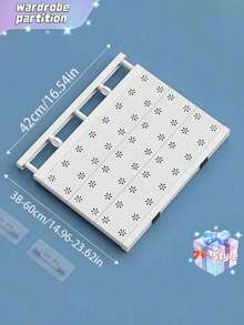 1 Estantería para armario, Estantería de almacenamiento de varios niveles, Gabinete de dormitorio extensible sin clavos, Estantería de almacenamiento para baño y cocina, Gabinete de almacenamiento, Estantería de almacenamiento de varios niveles - Multicolor - Ver 14