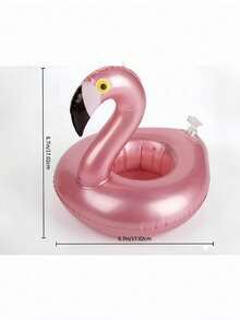 Cute Goose Shaped Inflatable Floating Drink Holder Pool Cup Coaster - Multicolor - View 9