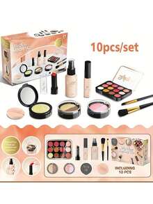Girls' Pretend Makeup Toy Set - Fashion Makeup Toys With Carrying Case, Plastic (For Play Purposes Only) - Multicolor - View 2