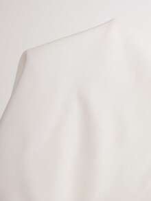 Rina Fox Women's Solid Color Pleated Hollow Out Casual Versatile Daily Wear Shirt - White - View 7