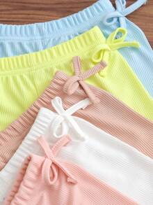 SHEIN Playful Pals 5件組幼兒女嬰女寶 - 彩色 - 查看 3