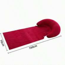 One-Piece Foldable Inflatable Beach Mat For Outdoor Camping, Lightweight And Portable, Easy To Use, Suitable For Beach Parties. - Multicolor - View 8