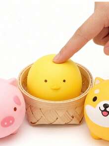 POKOJA LAND Stress Ball Set, quetschbarer Stressball, 4er Pack Quetschball für Kinder, Fidget Toy, langsam ansteigender Quetschball, Quetschspielzeug, Quetschball für Kinder zur Stressreduktion, Stressabbau, Unterhaltungssteigerung, ein tolles Geschenk für Geburtstag, nach der Schule, Feiertage. - Verschiedenfarbig - Übersicht 15