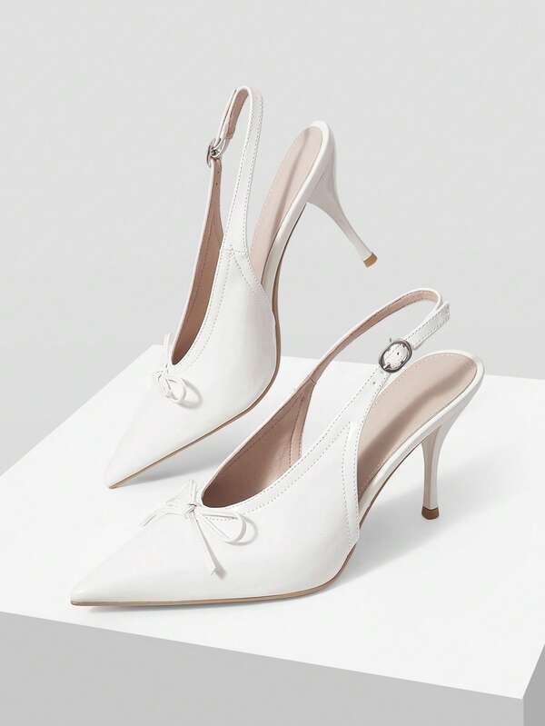 Mnmlis Women's Pointed High Heels, Thin Heels, Comfortable Insoles, Workplace Commuter Shoes