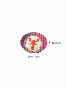 Joivida 1pc/2pcs Cartoon Letter Print Jewelry Tray, Ambient Decor Style, For Living Room Bedroom Bathroom Use - Multicolor - View 11