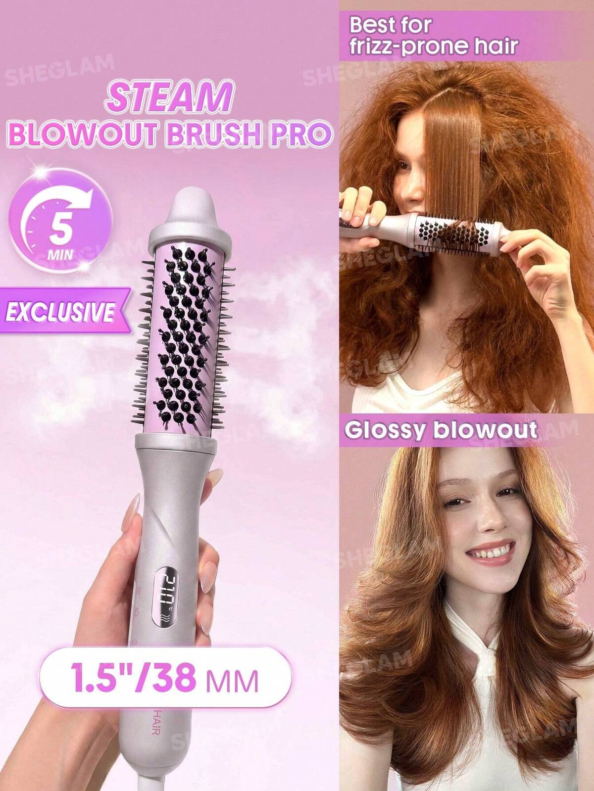 Hydra Shot Steam Blowout Brush Pro-US Plug