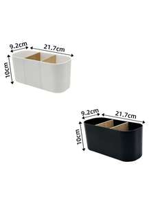 1 hộp đựng đồ trên bàn bằng tre có 5 ngăn, hộp đựng đồ dùng văn phòng chống ẩm chất lượng cao, hộp đựng bút, hộp đựng mỹ phẩm trong phòng tắm, giá để đồ đa năng trong phòng khách, hộp đựng trang sức đựng khuyên tai và nhẫn, sản phẩm lưu trữ và sắp xếp đồ dùng gia đình, thích hợp để đặt trên bàn làm việc, tủ, bàn trang điểm, bàn học ký túc xá, trở lại trường - Nhiều màu - Xem 24