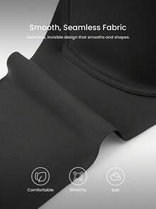 LUVLETTE Dream Curve Support+ 側撐黑色鋼圈聚攏 T-shirt 胸罩，基礎舒適無痕隱形必備內衣 - 黑色 - 查看 8