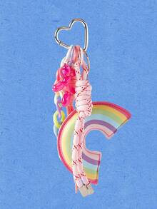 Popjeli Rainbow Keychain Pendant Fashion Pendant Exquisite Backpack Pendant Unique Jewelry - Rainbow - View 3