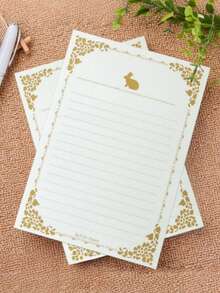 Linen-Textured Envelope And Stationery Set, Vintage-Style Letters, Invitations, Postcards, Wax Seal Envelopes, Writing Papers, Exquisite Gifts, For Writing To Loved Ones, Multiple Colors Available - Multicolor - View 4