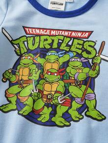 TEENAGE MUTANT NINJA TURTLES | SHEIN 男嬰圓領短袖連身衣 Teen MUTANT TURTLES - 藍色 - 查看 5