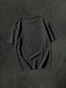 Gym Rark Men's Colorblock Trim Short Sleeve Sports T-Shirt - Dark Grey - View 2