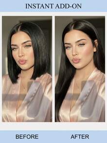 Ultra Thin Weft Hair Extension,Genius Weft Hair Extensions,10-18inch,40G/Pack,S01 Jet Black,Sew In Hair Extensions,Hand Tied Weft Extensions,Soft And Smooth Texture,Hand Washable,Adds Volume & Length,Natural Straight Hair For Women,For Everyday - S01 - View 7