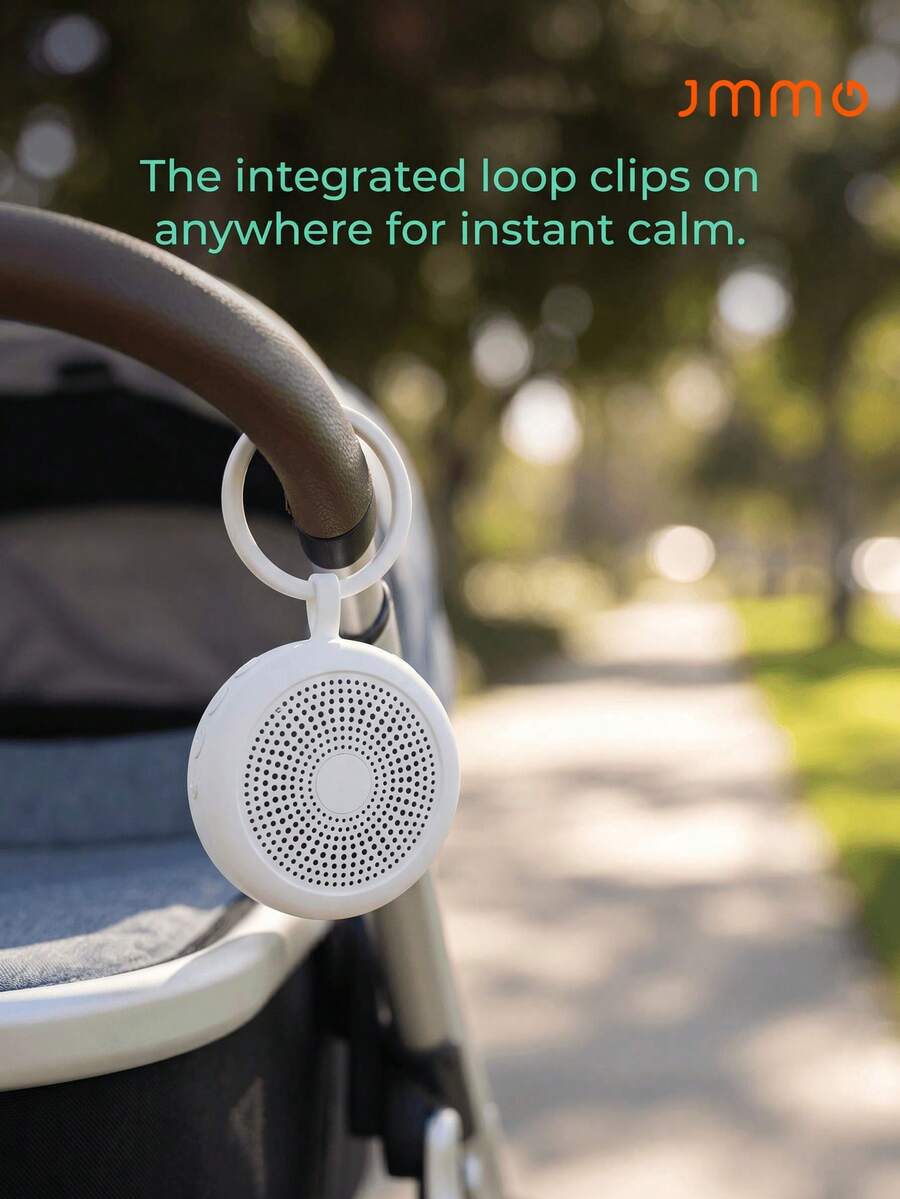 JMMO 1PC Portable White Noise Machine, 5 Soothing Sounds Including Fetal Tone, Rain, White Noise, Summer Night Insects & Water Flow, USB Rechargeable Sleep Soother With Clip-On Design, Relieve Anxiety, Promote Deep Sleep, Noise Isolation - multicolor - View 1