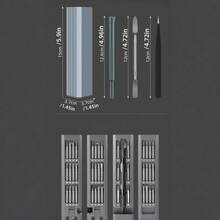 44-In-1 Precision Screwdriver Set, Magnetic Mini Screwdriver Set, Premium Boxed Portable Repair Tool Kit, Suitable For Electronics, Phones, Laptops, Desktops, Watches, Glasses And DIY - multicolor - View 10