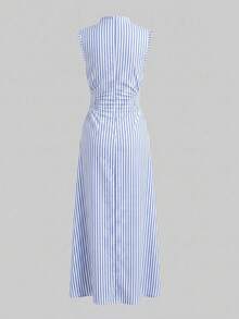 Women Long Dresses - 淺藍色 - 查看 6