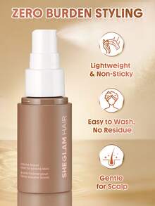 SHEGLAM HAIR Volume Boost Fiber Fix Setting Mist,Hair Fiber Setting Mist,3 Min Film & 72H Hold Windproof Style Stays Put,No Color Run After Sweating,Waterproof Hairline Enhancer & Volumizing Sprays Suitable For All Hair Types - Full Size - View 4