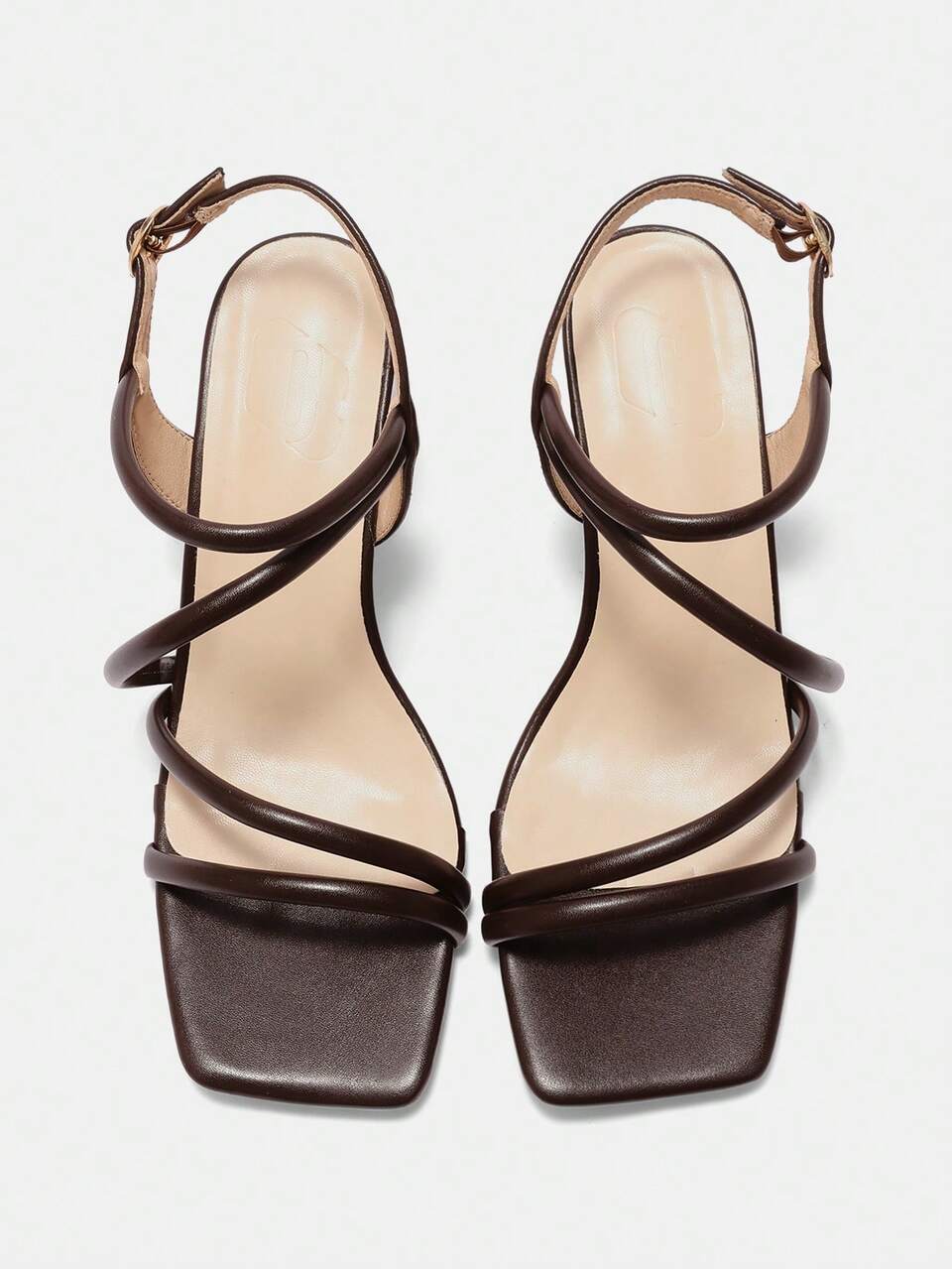 CUCCOO CURVES Plus Size Women's Fashion Classic Comfortable Ankle Strap High Heel Sandals Wide Fit